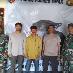 Cepat, Tepat, Tuntas Kurang Dari 24 Jam Personel Polsek Woha Ringkus Terduga Pelaku Penganiayaan