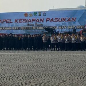 Polisi Terjunkan 13 Ribu Personel Gabungan Amankan May Day Fiesta