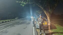 Tingkatkan Keamanan, Polsek Kediri Patroli Bypass BIL Antisipasi Kejahatan