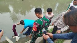 Polsek Pringgarata Olah TKP Penemuan Orok Bayi di Saluran Irigasi.