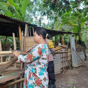 Polsek Batulayar Dukung Ketahanan Pangan Lewat Sambang Bhabinkamtibmas