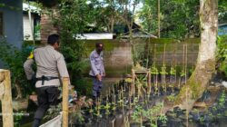 Polsek Kuripan Dorong Ketahanan Pangan Lewat Kunjungan Warga
