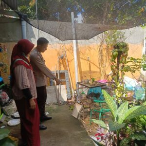 Polsek Labuapi Dorong Pemanfaatan Pekarangan Tingkatkan Gizi Keluarga