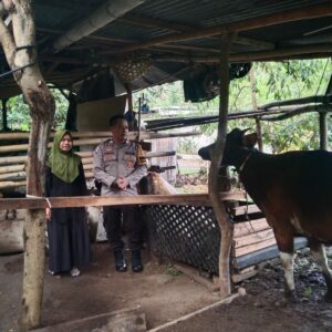 Polsek Batulayar Dorong Ketahanan Pangan Lewat Lahan Pekarangan