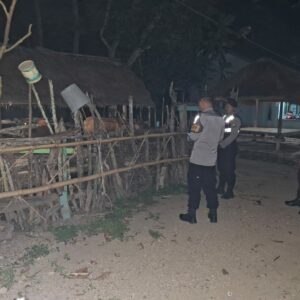 Polsek Sekotong Intensifkan Patroli Jelang Idul Adha untuk Cegah Pencurian Hewan Ternak