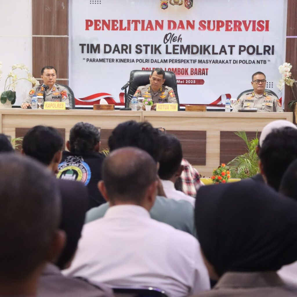 Tingkat Kepuasan Publik Tinggi, Polres Lombok Barat Jadi Lokasi Penelitian STIK Polri
