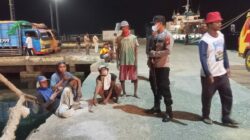 Polsek Kawasan Pelabuhan Laut Bima Gelar Patroli Rutin di Areal Dermaga untuk Ciptakan Rasa Aman