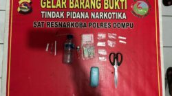 Satresnarkoba Polres Dompu Amankan Terduga Pengedar Sabu di Kempo