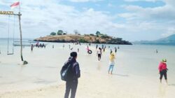 Hari Libur, Polsek Lambu Laksanakan Patroli di Obyek Wisata Pantai Lariti