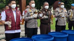 Polda NTB Musnahkan 2,9 Kg Sabu, Ratusan Gram Ganja dan Ribuan Botol Miras Hasil Operasi Maret–April 2025