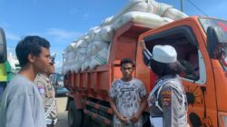 Peduli Keselamatan, Sat Lantas Bima Kota Sosialisasikan Bahaya Muatan Berlebih (Overload)