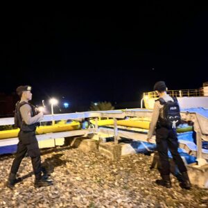 Unit Pamobvit Sat Samapta Polres Bima Kota Laksanakan Patroli dan Pengamanan di Objek Vital PLTMG Bonto