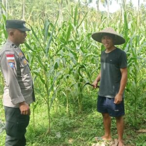 Polres Lombok Barat Dukung Ketahanan Pangan Lewat Pendampingan Warga