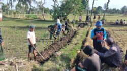 Sinergi Babinsa dan Warga Bangun Akses Tani Baru