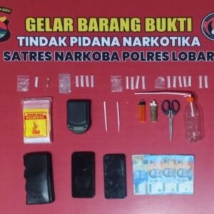 Satresnarkoba Lombok Barat Ungkap Peredaran Sabu Lintas Kabupaten