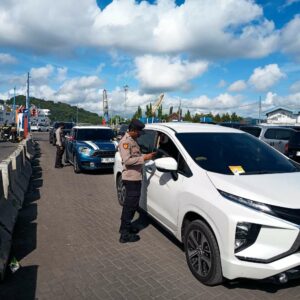 Pengamanan Ketat Pelabuhan Lembar Jelang Libur Idul Adha