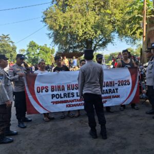 Operasi Bina Kusuma Rinjani 2025: Polres Lombok Barat Edukasi Pedagang Kuripan