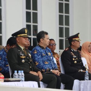 Kapolres Bima Kota Hadiri Upacara Hari Lahir Pancasila ke-80 di Halaman Kantor Wali Kota Bima