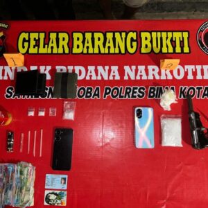 Empat Pengedar Sabu Diamankan Tim Opsnal Sat Resnarkoba Polres Bima Kota, Total Barang Bukti 73,33 Gram