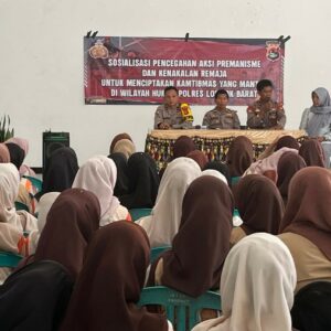 Polres Lombok Barat Edukasi Pelajar Soal Narkoba dan Kenakalan Remaja