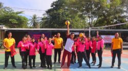 Semarak Hari Bhayangkara ke-79, Polres Lombok Utara Gelar Turnamen Voli Antar Satuan Kerja dan Bhayangkari