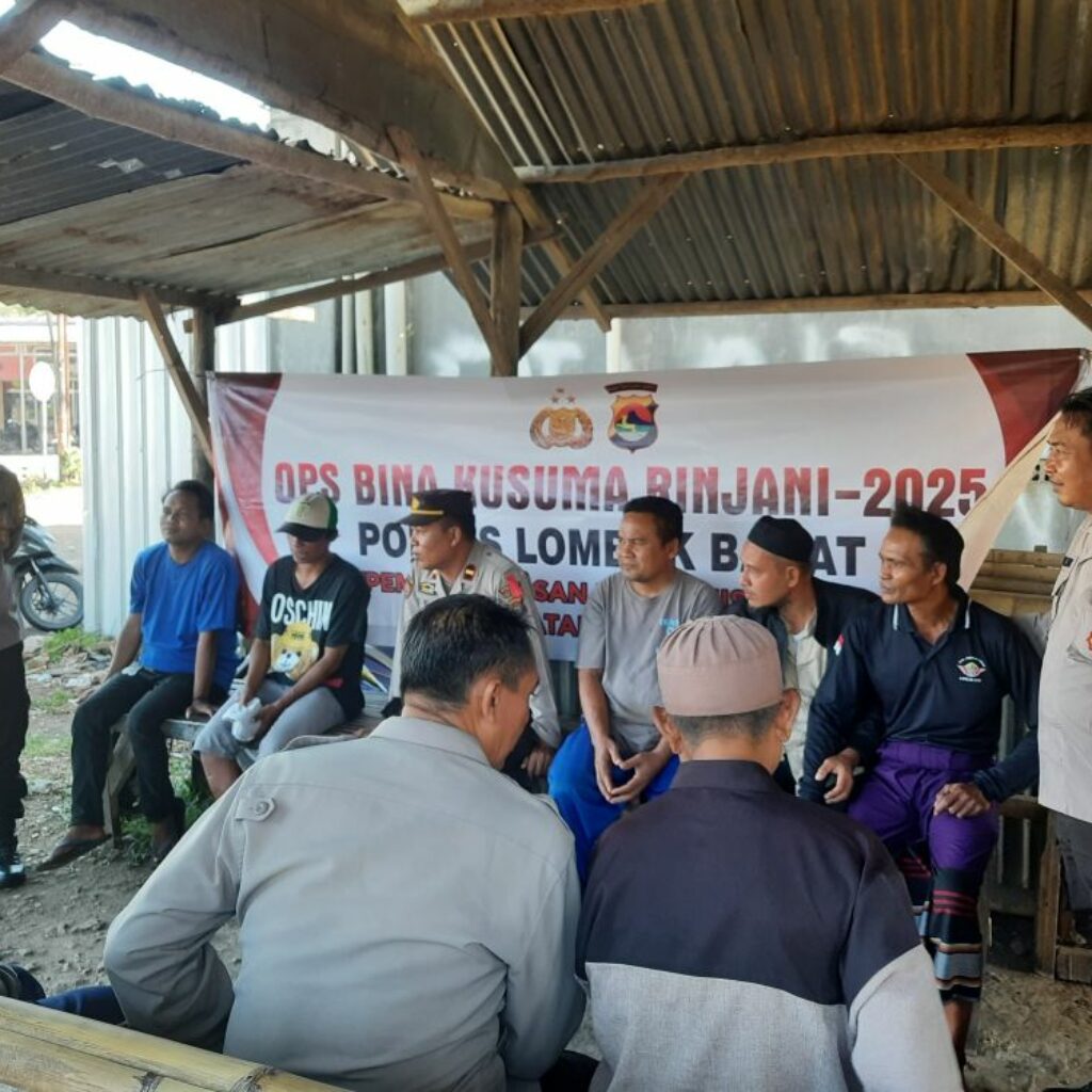 Polres Lombok Barat Gelar Operasi Kamtibmas di Pasar Segenter