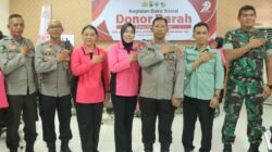 Semangat Peringati Hari Bhayangkara ke-79, Polres Sumbawa Barat Gelar Donor Darah
