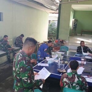 Koramil Ampenan Gandeng Puskesmas Tanjung Karang Gelar Rikes Berkala