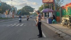 Sat Lantas Polres Bima Kota Gelar Kegiatan Rawan Pagi/Strong Point, Antisipasi Kemacetan dan Laka Lantas