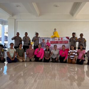 Sambut Hari Bhayangkara ke-79 Polsek Tanjung Gelar Bakti Religi
