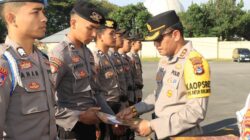 Polres Loteng Gelar Upacara PTDH dan Pemberian Penghargaan Bagi Personel Berprestasi.