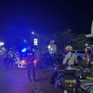 Polres Lombok Tengah Tingkatkan Patroli KRYD Guna Cegah Aksi Premanisme Pada Malam Hari.