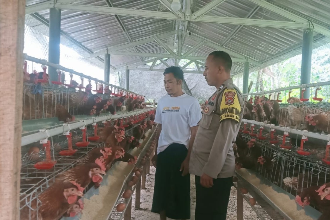 DDS Bhabinkamtibmas di Taman Baru: Edukasi Pangan dan Kamtibmas