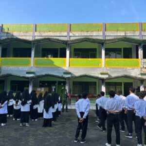 Semangat Nasionalisme Disemai Babinsa di Pondok Nurul Hikmah