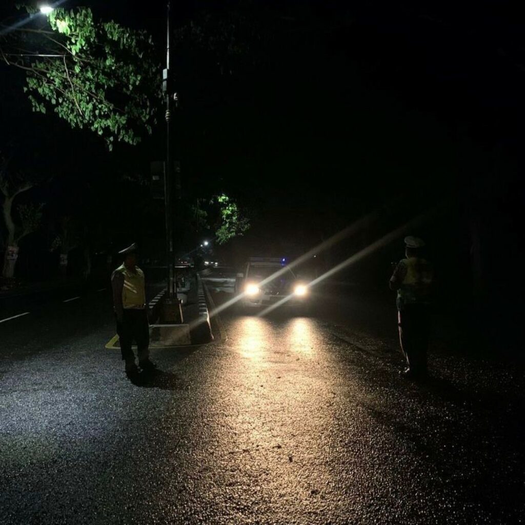 Satlantas Lombok Barat Intensifkan Patroli Malam di Jalur Bypass
