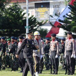 Semaraknya Upacara Hari Bhayangkara ke-79 Polres Bima Kota, Polri untuk Masyarakat Terus Bersinergi