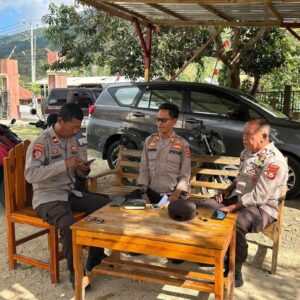 Sukseskan Program Prioritas Presiden RI, Bag SDM Polres Bima Cek Lahan Jagung Kuartal II dan III di Mapolsek Monta dan Parado