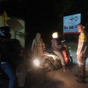 Polsek Batu Lanteh Laksanakan Patroli KRYD dan Blue Light, Ciptakan Situasi Kondusif di Wilayah Klungkung