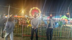 Polsek Langgudu Gelar Patroli Cipta Kondisi di Turnamen Voli dan Pasar Malam