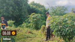 Bhabinkamtibmas Desa Luar Gencarkan Ketahanan Pangan di Dusun Stober, Ajak Warga Manfaatkan Lahan yang Kering