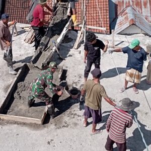 Gotong Royong Cor Kubah Masjid, Bukti Kebersamaan