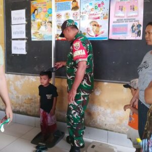 Posyandu Golong: Senyum Balita, Harapan Ibu, dan Kepedulian Babinsa