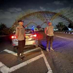 Polsek Kediri Intensifkan Patroli Malam di Jalan BIL Cegah Kejahatan Jalanan