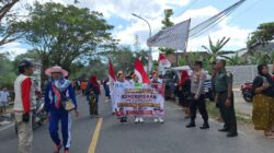 Meriah, Pawai Alegoris HUT ke-80 RI Warnai Kecamatan Gerung