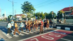 Depan SMPN 1 Tanjung, Sasar Pelajar Demi Kelancaran dan Keamanan Lalu Lintas