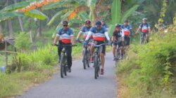 Kapolres Lombok Utara Gelar Gowes Kamtibmas Jilid 13 di Rangkaikan Baksos