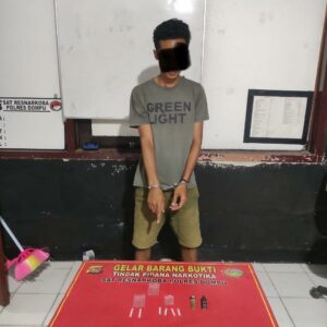 Polres Dompu Tangkap Pengedar Sabu di Lingkungan Bali Bunga