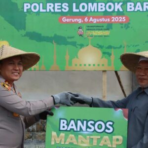 Sinergi Polres dan Ponpes Mesanggok Dukung Ketahanan Pangan Nasional