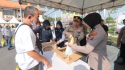 30 Ton Beras Ludes dalam 3 Jam, Pasar Murah Polres Bojonegoro Diserbu Warga
