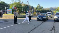 Lantas Polsek Rasanae Barat Polres Bima Kota Gelar Rawan Pagi, Lancarkan Arus Lalu Lintas dan Beri Rasa Aman